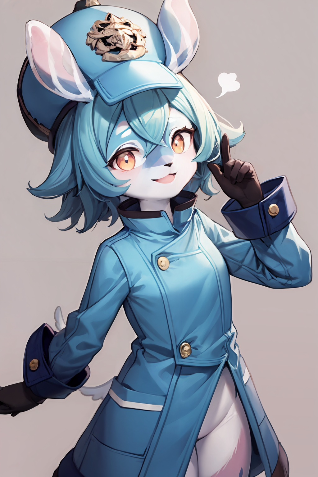02026-2181395251-masterpiece, best quality,    _lora_Melusine_1_,furry, melusine, hat,blue coat,smile,grey background,.png